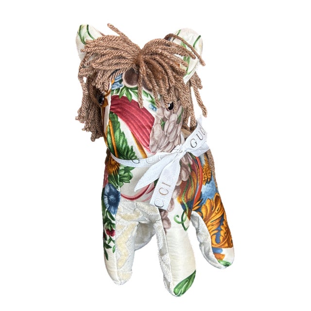 Vintage finds exclusively ours.&nbsp; Our vintage Gucci scarf animal menagerie is sustainably sourced, locally made with a...
