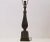 Ribbed Metal Lamp Art Deco Art Nouveau Egyptian Revival Column For Sale - Image 4 of 6