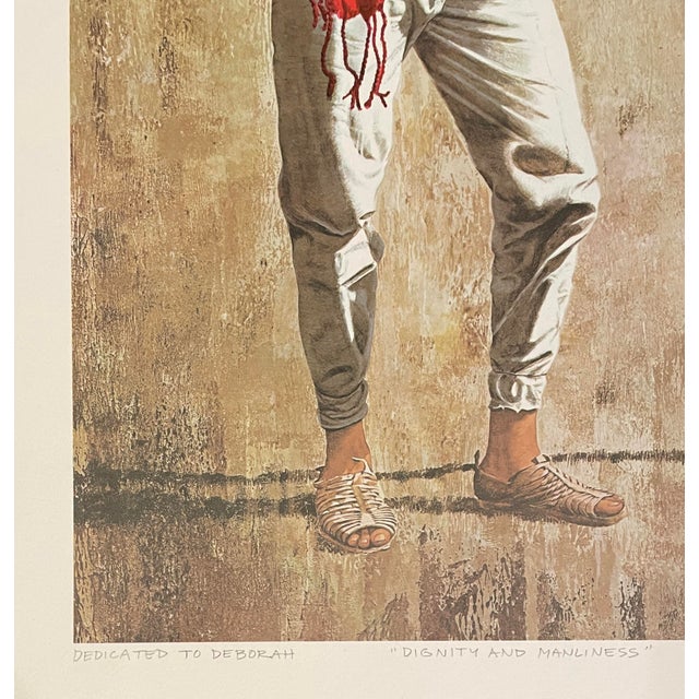 Mexican 1978 Vic Herman Dignity & Manliness Lithograph For Sale - Image 3 of 4
