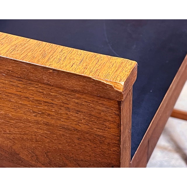 Mid Century Modern Walnut Writing Desk by Lawrence Peabody for Richardson Nemschoff For Sale - Image 11 of 11
