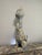 Mid-Century Modern Vintage Jeanne Valentine Oversized Blue Papier-Mâché Cat Sculpture For Sale - Image 3 of 13