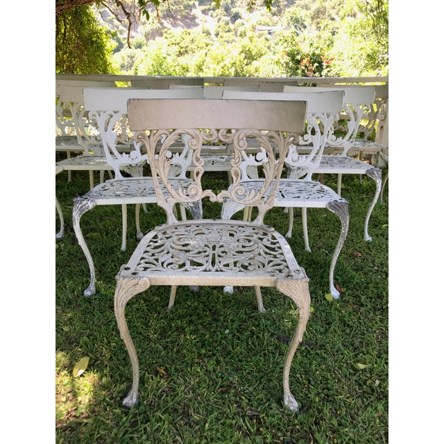 Metal 1950s Vintage Custom Made Molla Chairs- Set of 10 For Sale - Image 7 of 10
