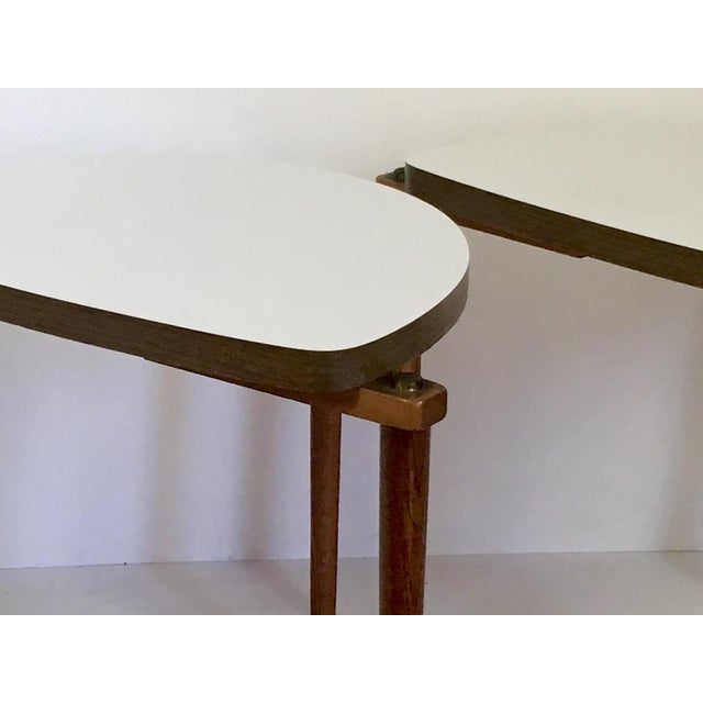 MidCentury Modern Nesting Tables Half Moon S/3 Chairish