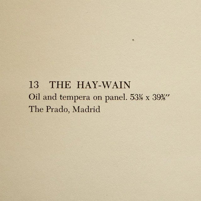 1950s 1955 After Bosch "The Hay-Wain", Vintage Full-Color Print For Sale - Image 5 of 8