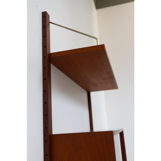 Danish Modern 1-Bay Modular Teak Wall Unit by Poul Cadovius for Cado, 1960s For Sale - Image 6 of 18