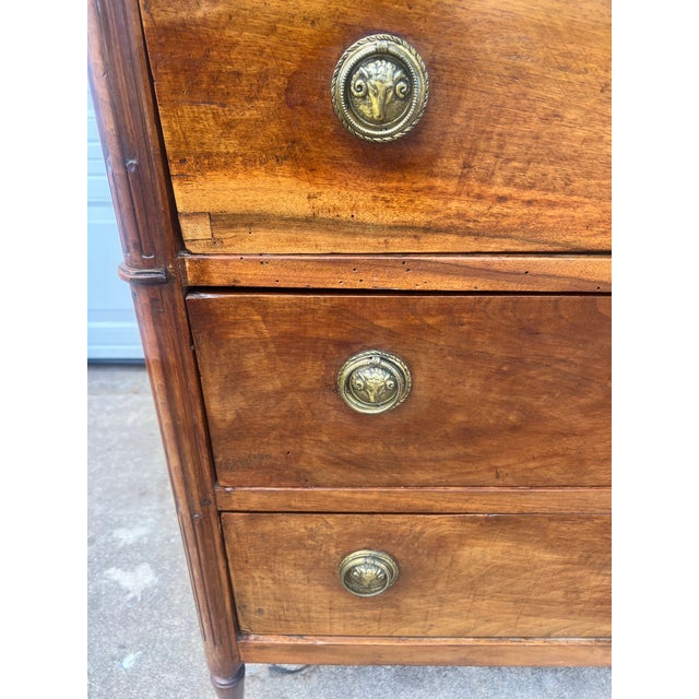 French 18th Century Louis XVI Walnut Chest of Drawers For Sale - Image 11 of 12