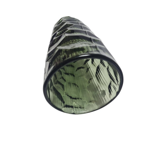 Glass Oculus New Look Vase attributed to Jan Sylwester Drost for Ząbkowice Glassworks, 1970s For Sale - Image 7 of 17