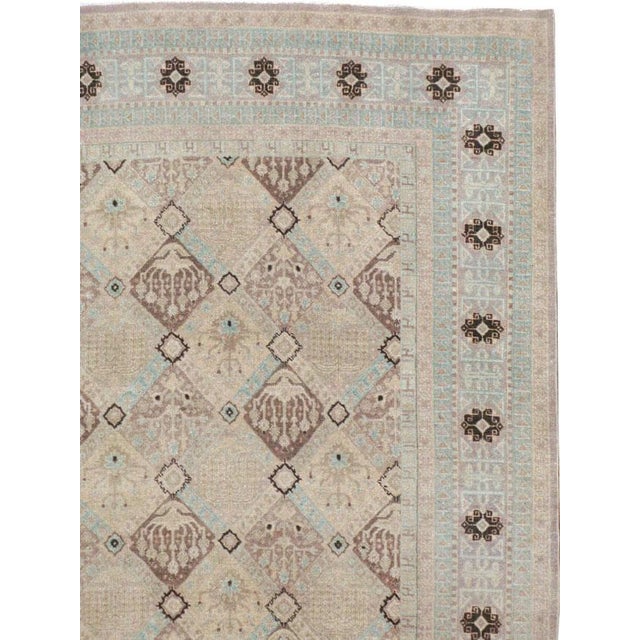 Traditional Galerie Shabab Collection Mid-20th Century Handmade Persian Kashan Large Room Size Carpet For Sale - Image 3 of 10