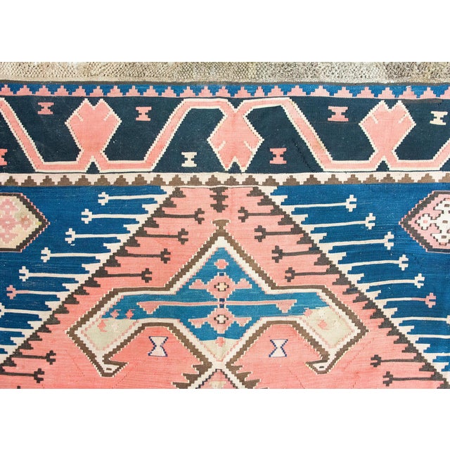 Early 20th Century Turkish Konya Kilim Rug For Sale - Image 10 of 17