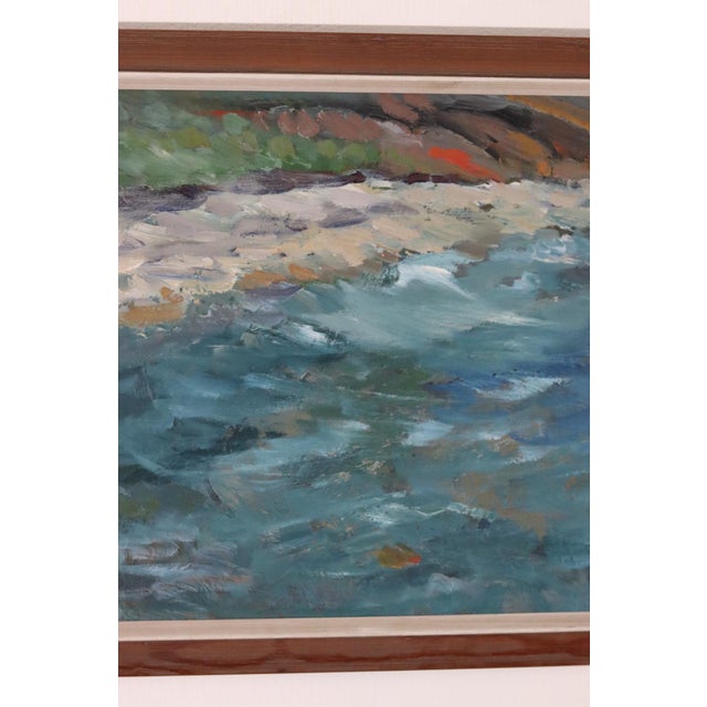 Luv, Seashore, 1962, Oil on Panel, Framed For Sale - Image 16 of 18