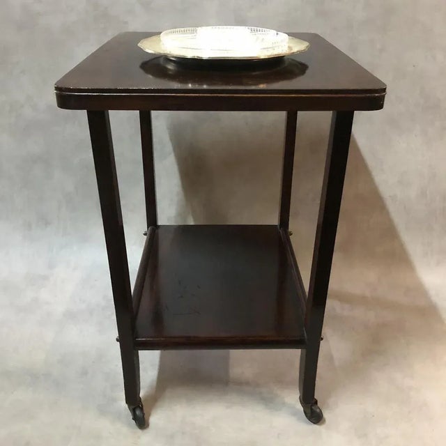 Stained Beech Trolley, 1950s For Sale - Image 4 of 9