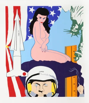 Allan D'Arcangelo, "Icarus", Pop Art Screenprint