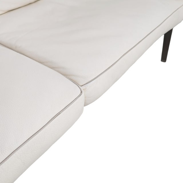 Metal Vintage Sofa in Leather by Antonio Citterio for Flexform For Sale - Image 7 of 13
