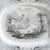 Black transferware platter with metal warming tray. Well-designed piece that has withstood the decades and use. Was...