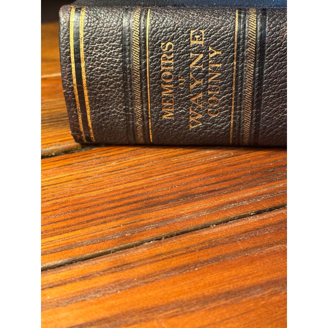 113 Years Old … Very Rare 1912 Historical Volumes … Memoirs of Wayne County & Richmond, Indiana … 2 Volume Set…. For Sale - Image 13 of 18