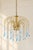 Vintage Chandelier with Blue Teardrop Crystals, 1970s For Sale - Image 10 of 10
