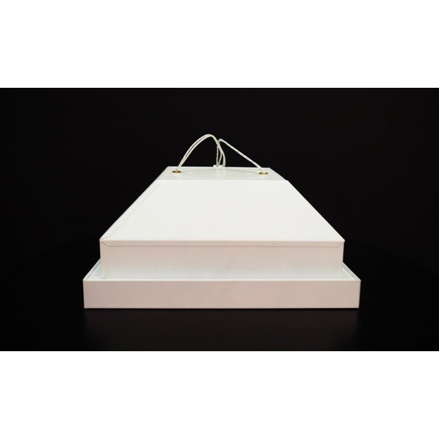 1970s Vintage Danish White Pendant Lamp from Louis Poulsen, 1970s For Sale - Image 5 of 5
