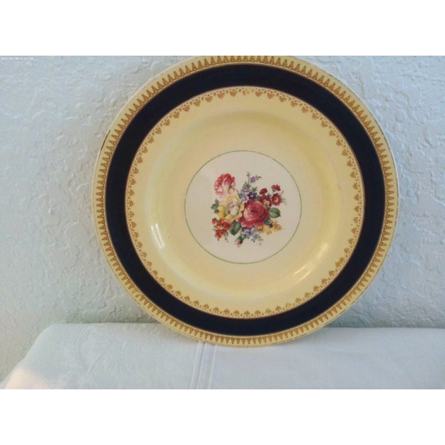 Victorian Vintage English Pareek & Sherborne Dinnerplates, Set of 8 For Sale - Image 3 of 7