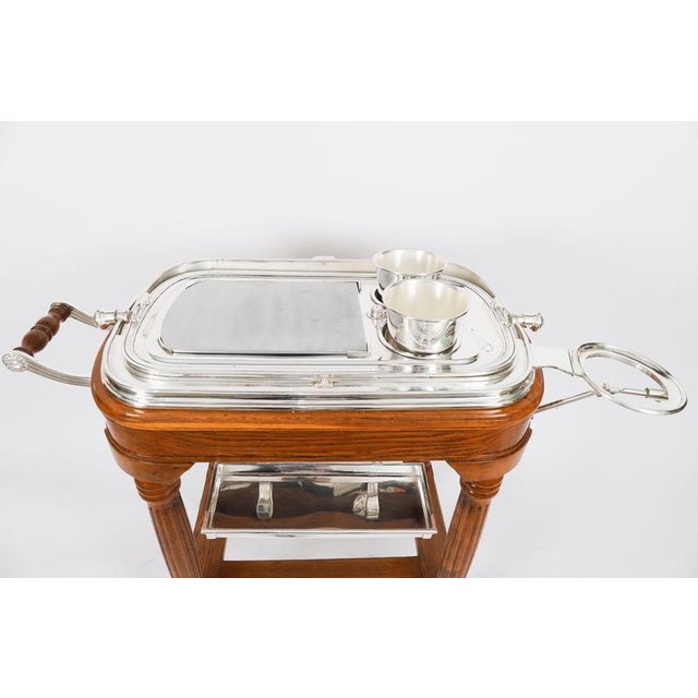 Vintage Silver Plated Roast Beef Trolley For Sale - Image 14 of 18