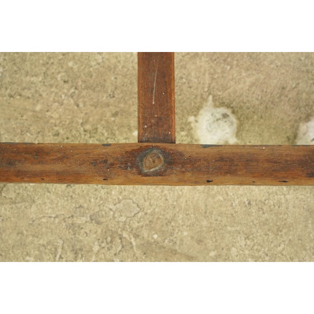 Vintage European Wooden Bridge Game Table For Sale - Image 13 of 13