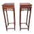 Pair of Chinese Hongmu Stands Pedestals / Plant Stands For Sale