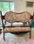 1930s Antique Oak Arts & Crafts Settee / Loveseat For Sale - Image 5 of 6