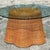 Late 20th Century Vintage Coastal Woven Rattan Ghost Center Hall Table For Sale - Image 11 of 12