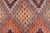 Orange Vintage Turkish Kilim Flatweave Handmade Rug For Sale - Image 8 of 12