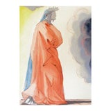 1960 Salvador Dali Woodcut Paradise 1 Dante For Sale