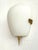 Mid-Century French Minimalist Glass and Brass Wall Sconces, 1950, Set of 2 For Sale - Image 10 of 12