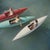 Slim Aarons, Lake Tahoe Canoes, 1959 / 2020s, Limited Edition Estate Stamped Photographic Print For Sale