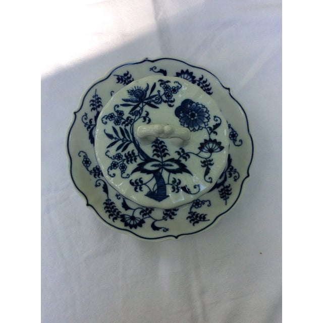 Blue Danube lidded butter or cheese dish.