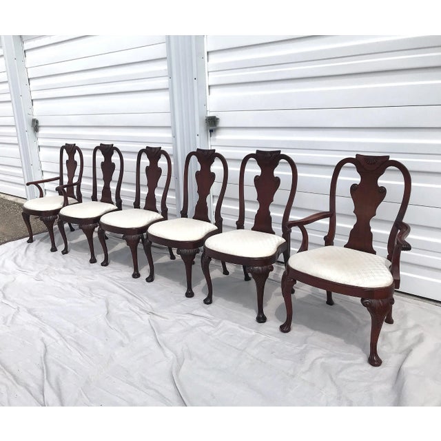 Baker Historic Charleston Mahogany Dining Chairs - Set of 6 For Sale - Image 11 of 12