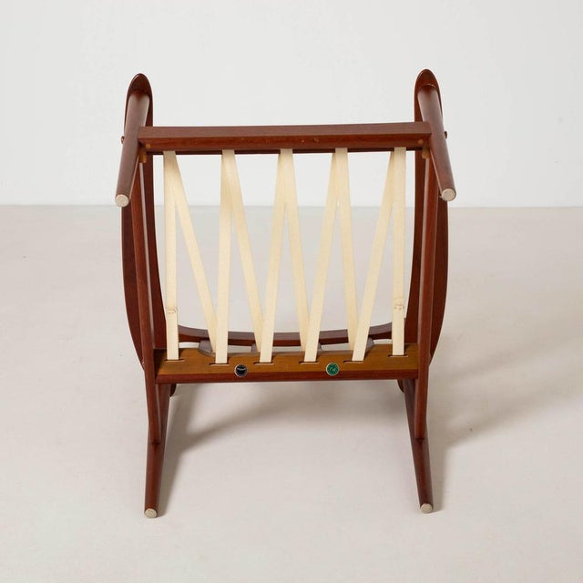 Wood Danish Teak Armchair by Grete Jalk for Poul Jeppesen, 1960s For Sale - Image 7 of 10