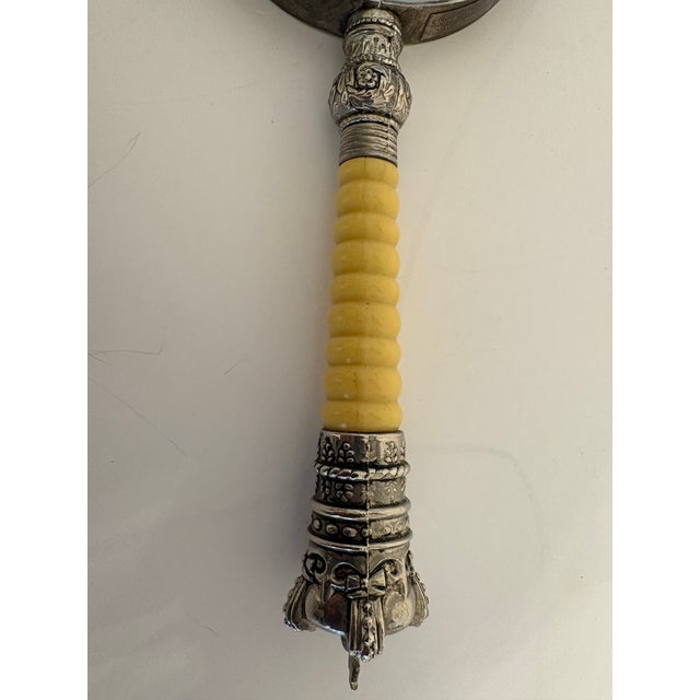Mid-Century Modern Vintage Hand Held Magnifying Glass For Sale - Image 3 of 4
