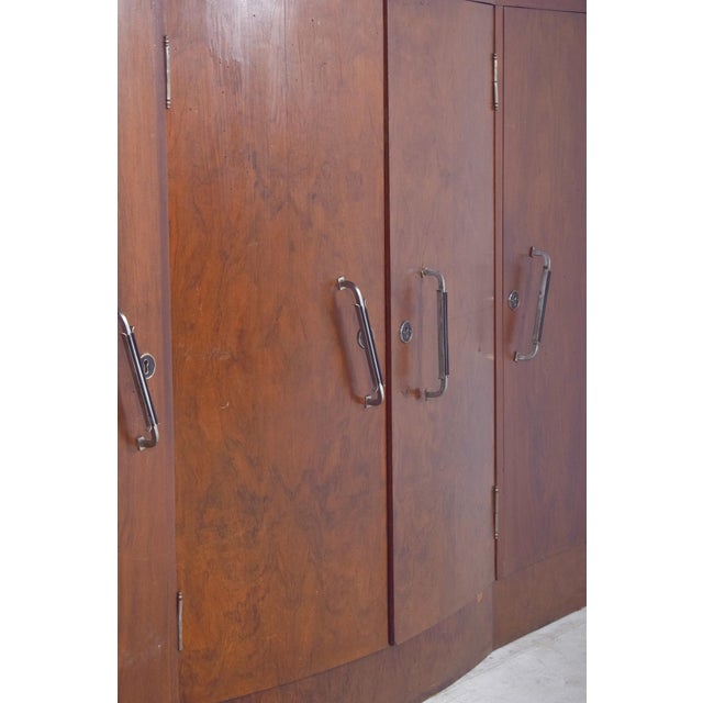 Brown Vintage Portuguese Four-Door Sideboard, 1920 For Sale - Image 8 of 10