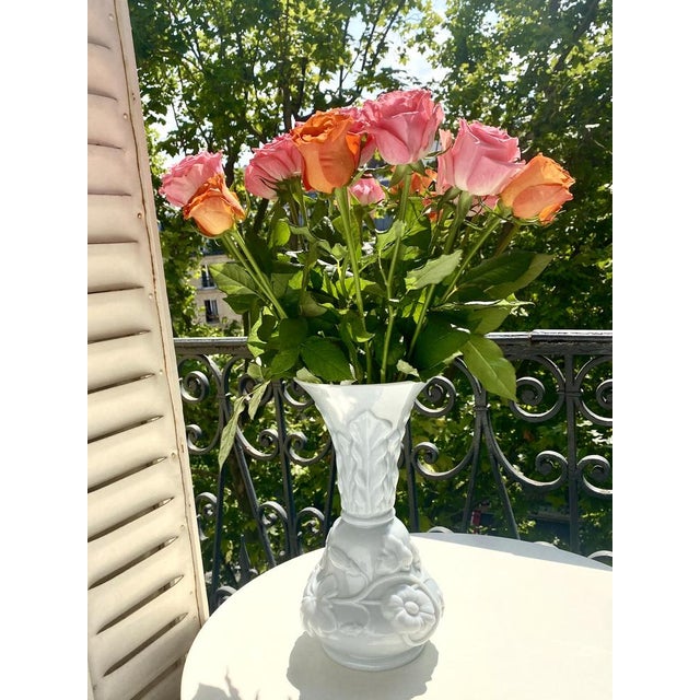 Saint Louis Pate-De-Riz Opal Crystal Vases, Set of 2 For Sale - Image 14 of 16