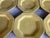 Set of 6 Octagon Daffodil All Yellow Independence Ironstone Dinner Plates by Interspace For Sale In Austin - Image 6 of 12
