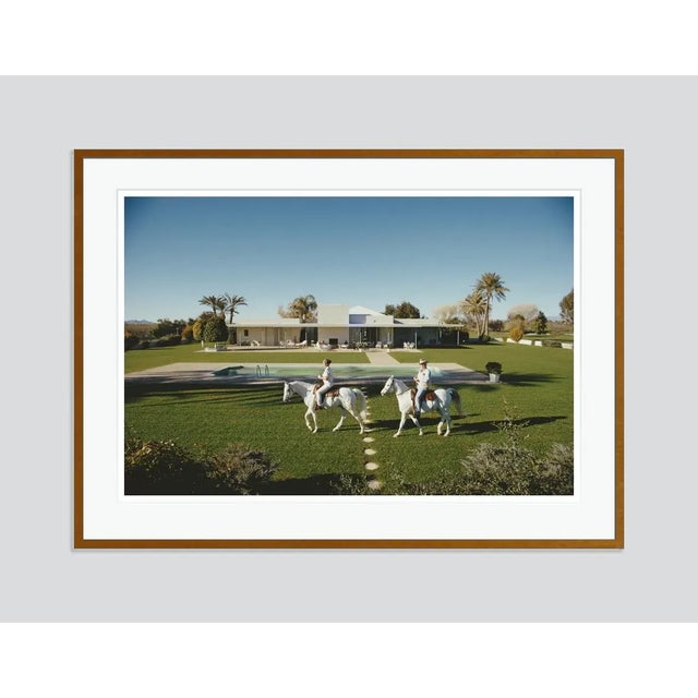 Modern Daniel Gainey 1973 by Slim Aarons Framed C-Print For Sale - Image 3 of 3