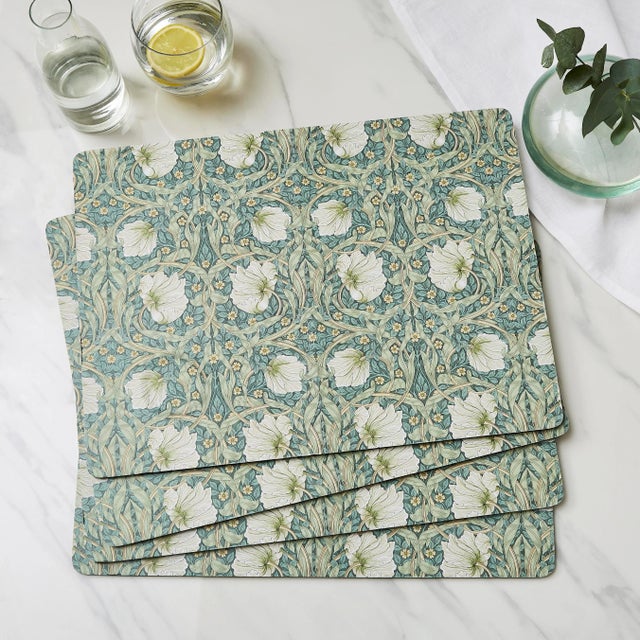 Spode Morris & Co Pimpernel Large Placemats,Set of 4 For Sale - Image 9 of 9