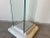 80's Postmodern Faux Stone and Glass Pedestal For Sale - Image 11 of 13