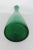 Mid-Century Modern Emerald Green Crackle Glass Decanter Bottle Vase No Stopper For Sale - Image 3 of 13