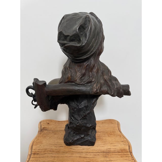 Metal Emmanuel Villanis, Nude Capture, 19th Century, Bronze For Sale - Image 7 of 14