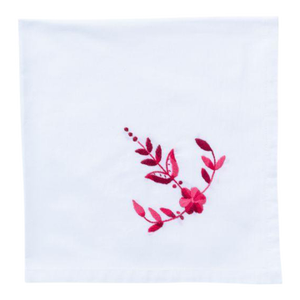 Florentina Shaded Magenta Pink Embroidered Napkin