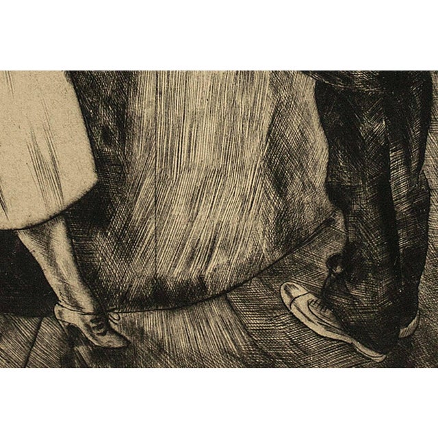 Peggy Bacon, Drypoint Etching "Penguin Island" 1926 For Sale - Image 4 of 4