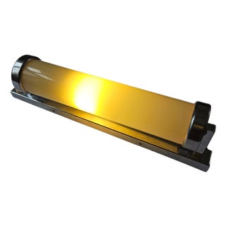 Art Deco Bauhaus Functionalist Chrome Wall Lamp, 1930s For Sale