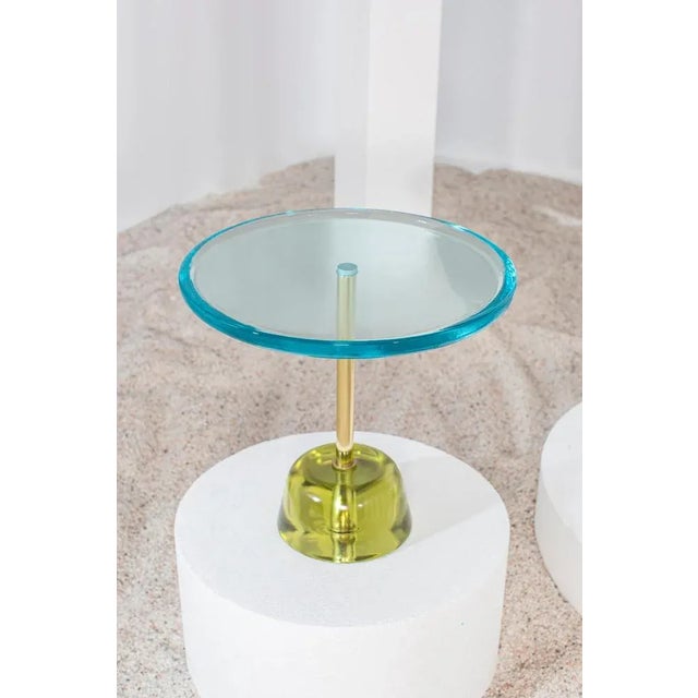 Pina Low Green Black Side Table by Pulpo For Sale - Image 6 of 10