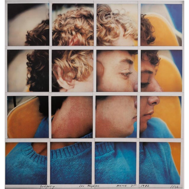 David Hockney (1937) Gregory Evans Original poster after a photomontage by the artist, 1982 On heavy paper, 69 x 99 cm...