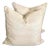 Champagne Gold Metallic Soft Large Pillows - a Pair For Sale