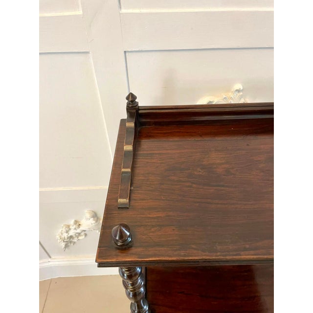 Antique Victorian Rosewood Marquetry Inlaid Coal Box, 1880s For Sale - Image 12 of 16